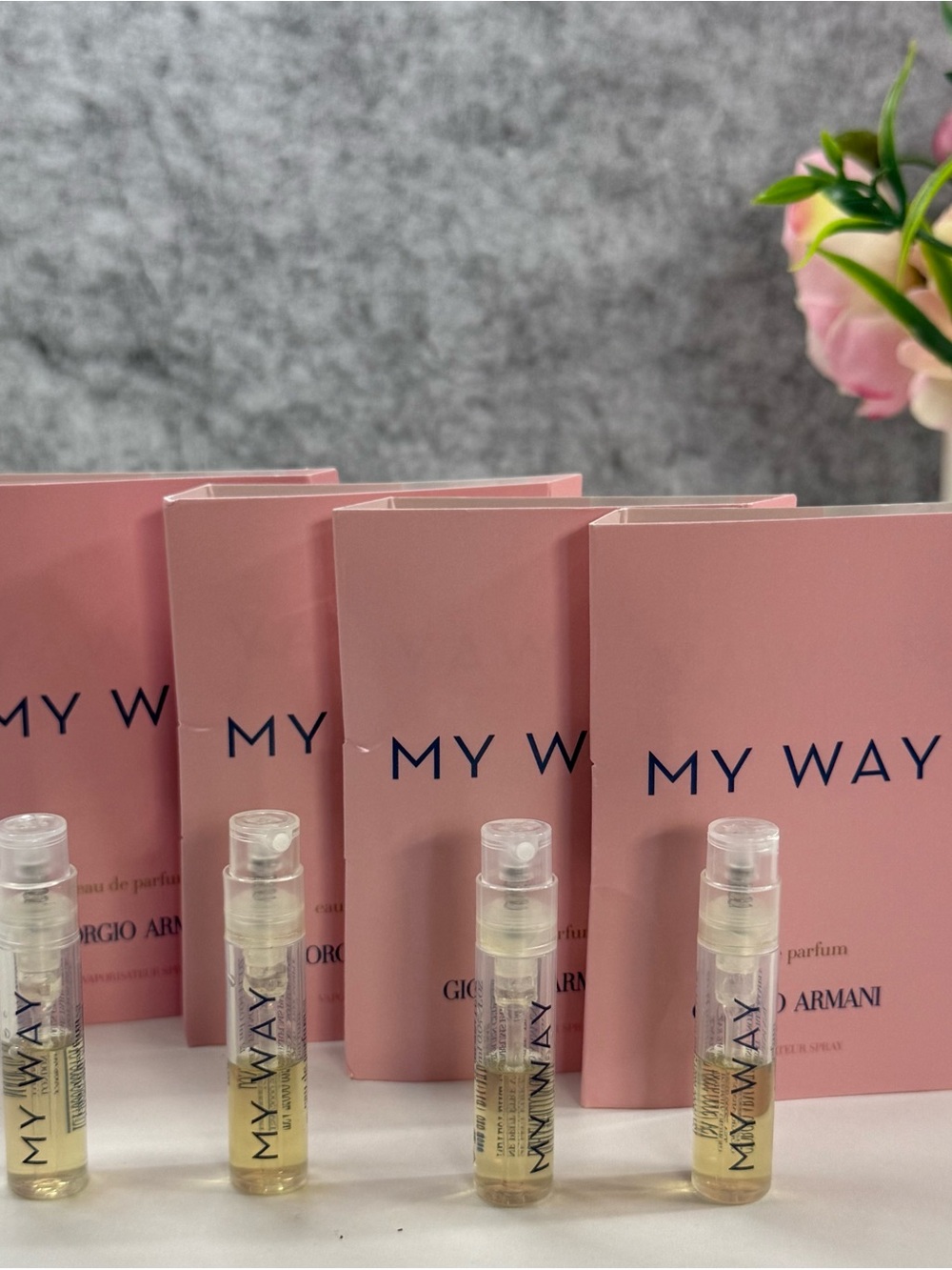 Giorgio Armani My Way Pefrume samples x 4 #6525